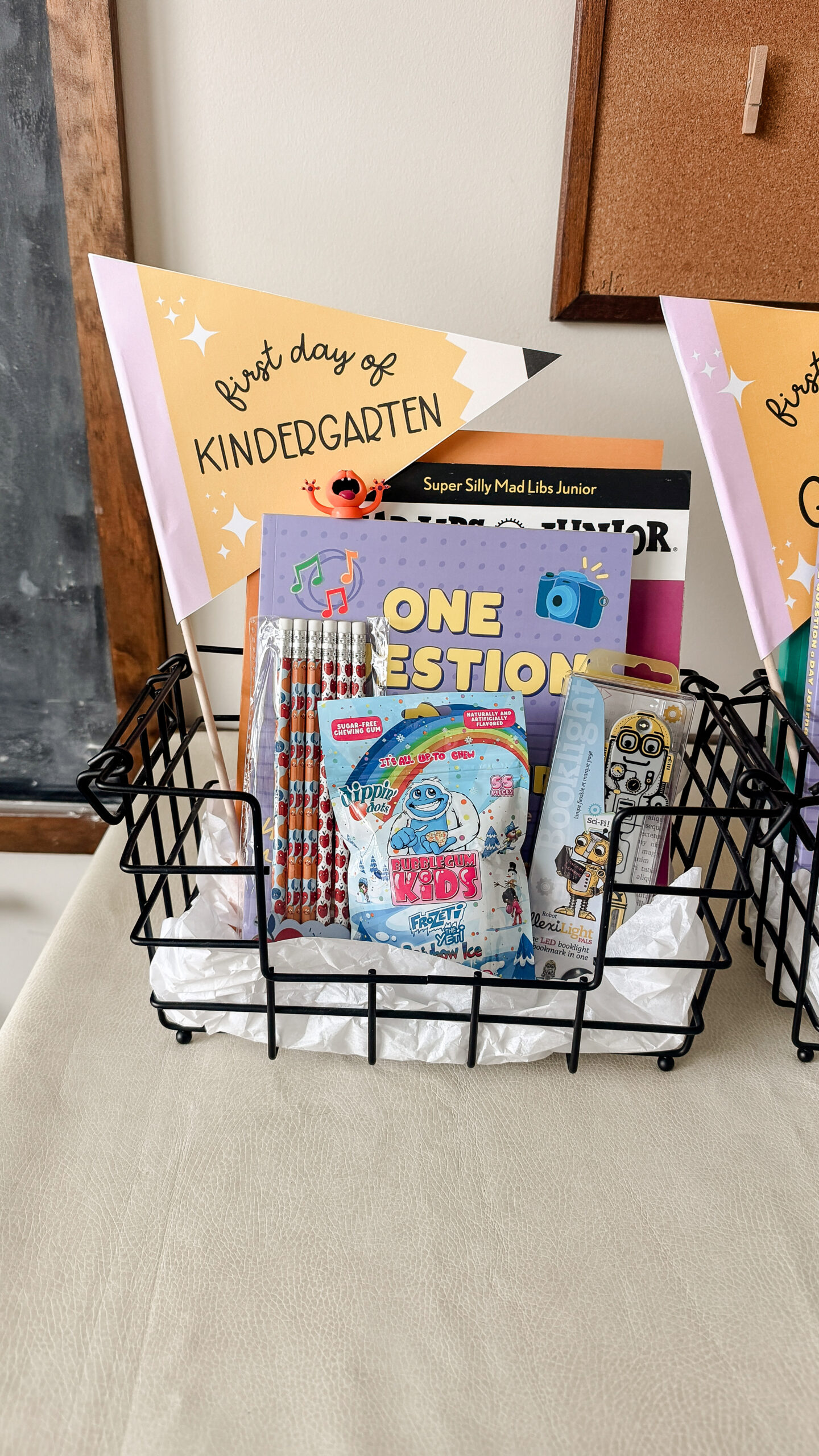 Gift Baskets for the First Day of School